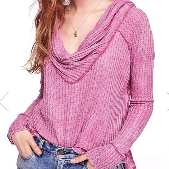 Free People Wild Orchid Wildcat Thermal.Top - Picture 2 of 5